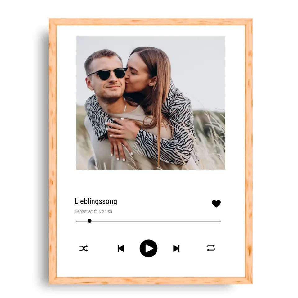 Lieblingssong Poster - Personalisierbar