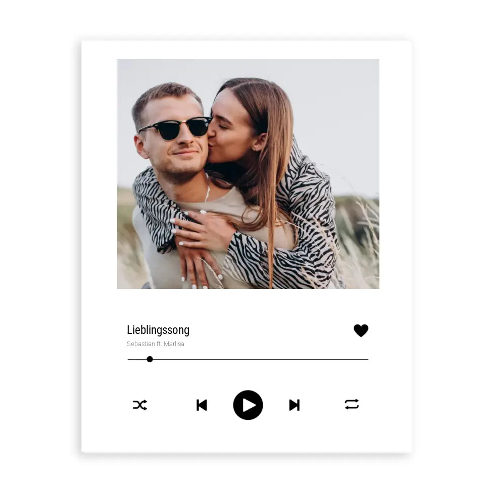 Lieblingssong Poster - Personalisierbar