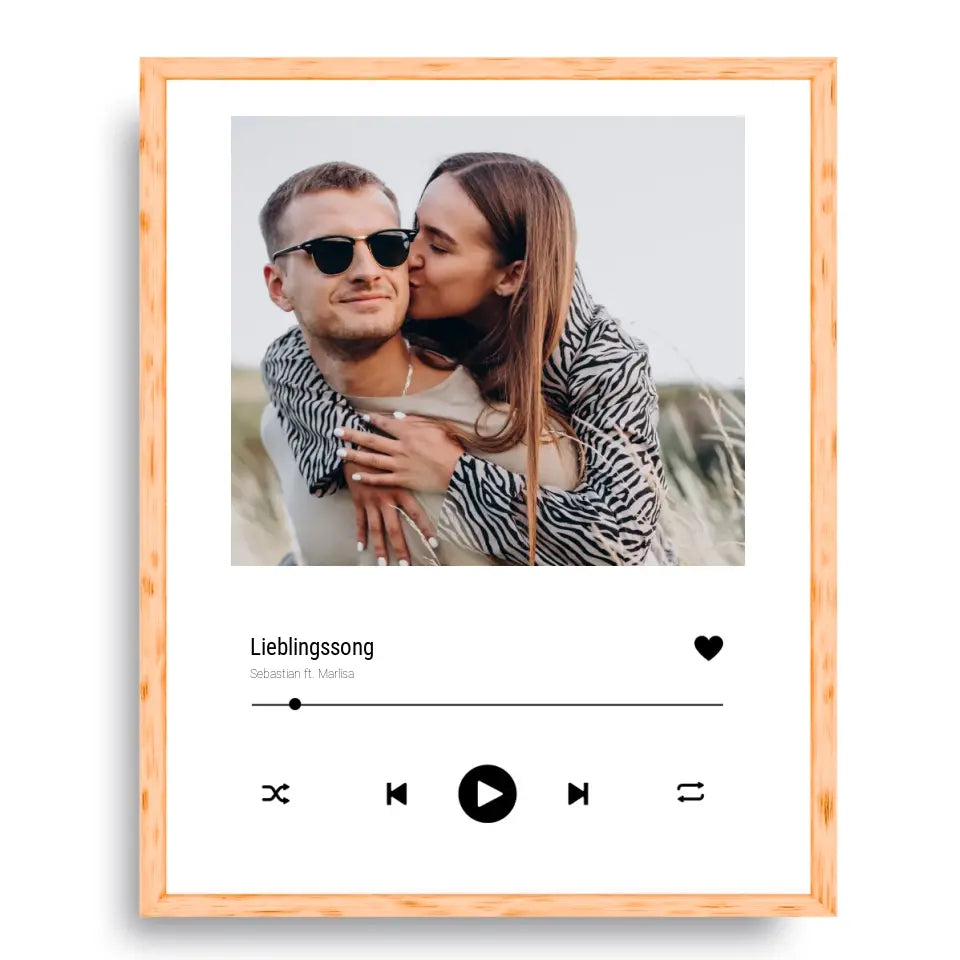 Lieblingssong Poster - Personalisierbar