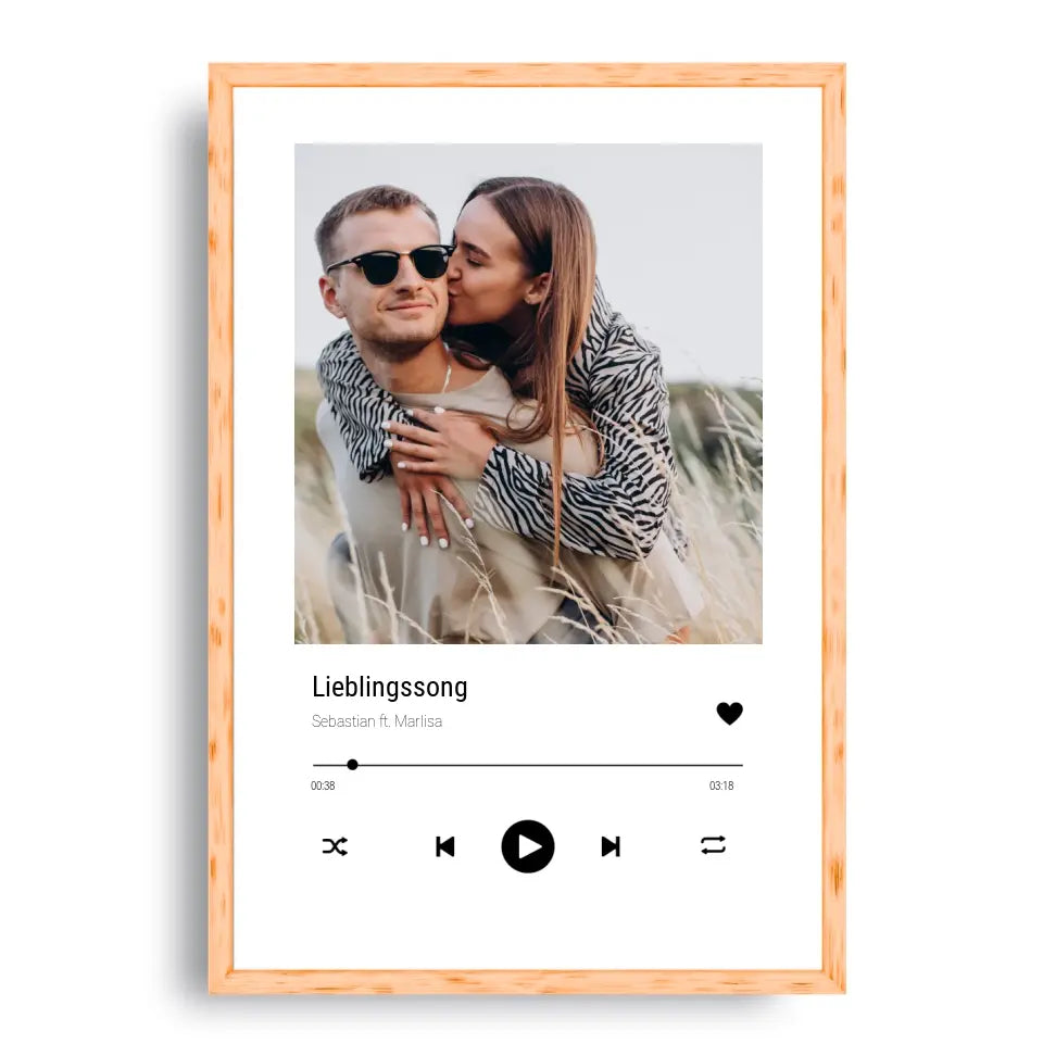 Lieblingssong Poster - Personalisierbar