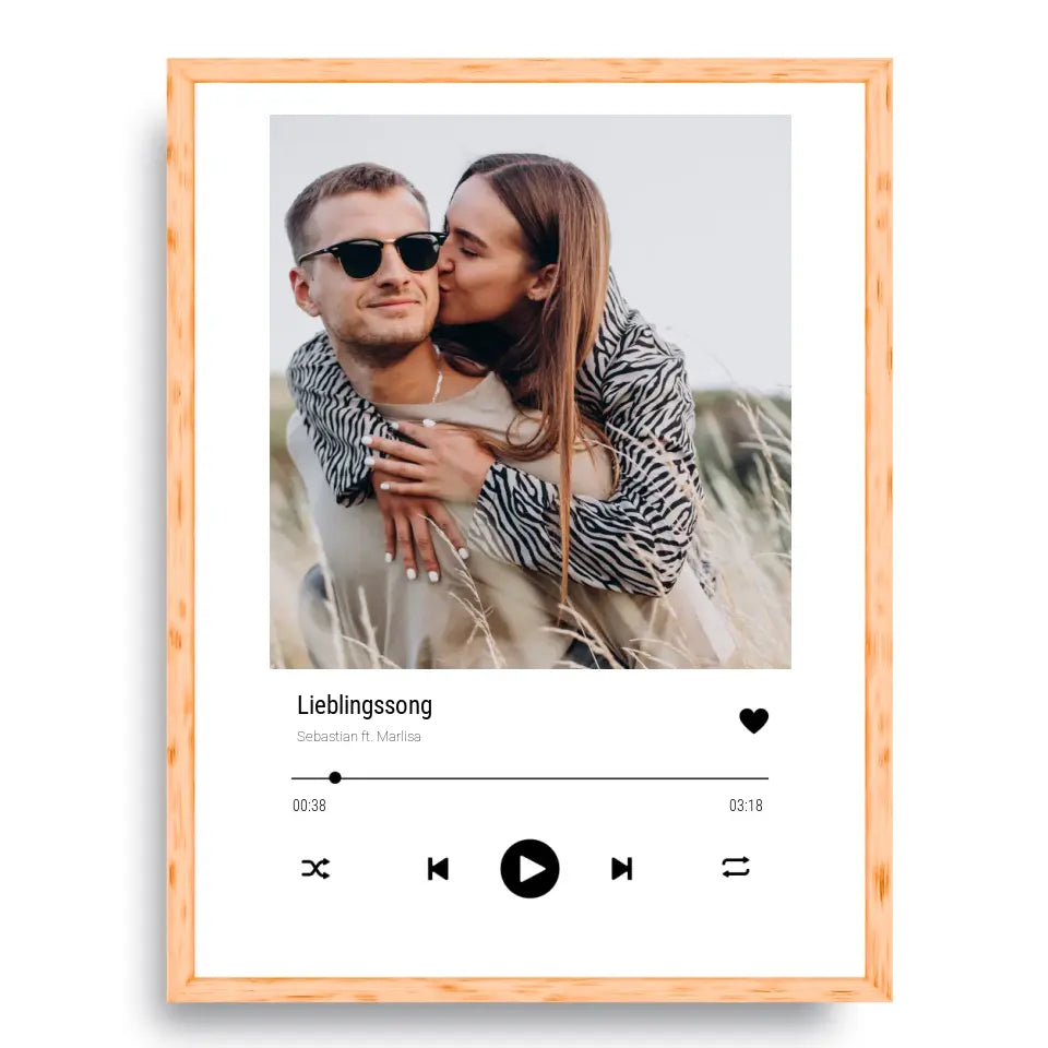 Lieblingssong Poster - Personalisierbar