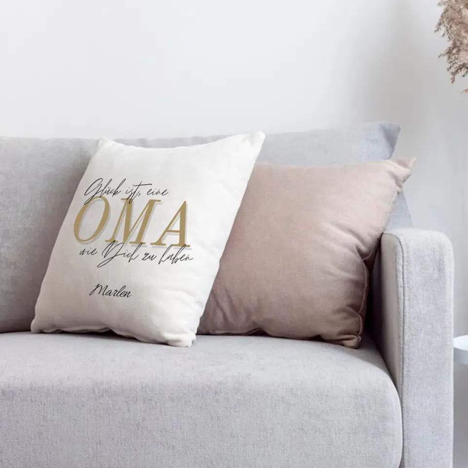 Oma Kissen - Personalisierbares Kissen