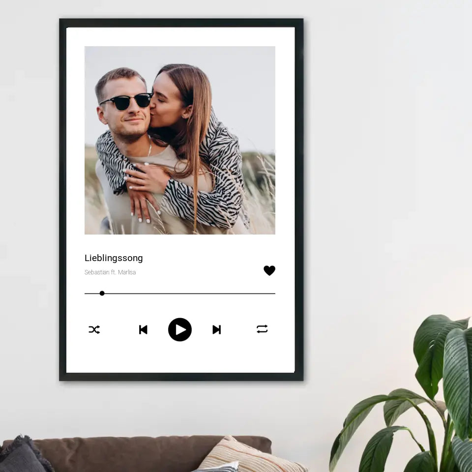 Lieblingssong Poster - Personalisierbar