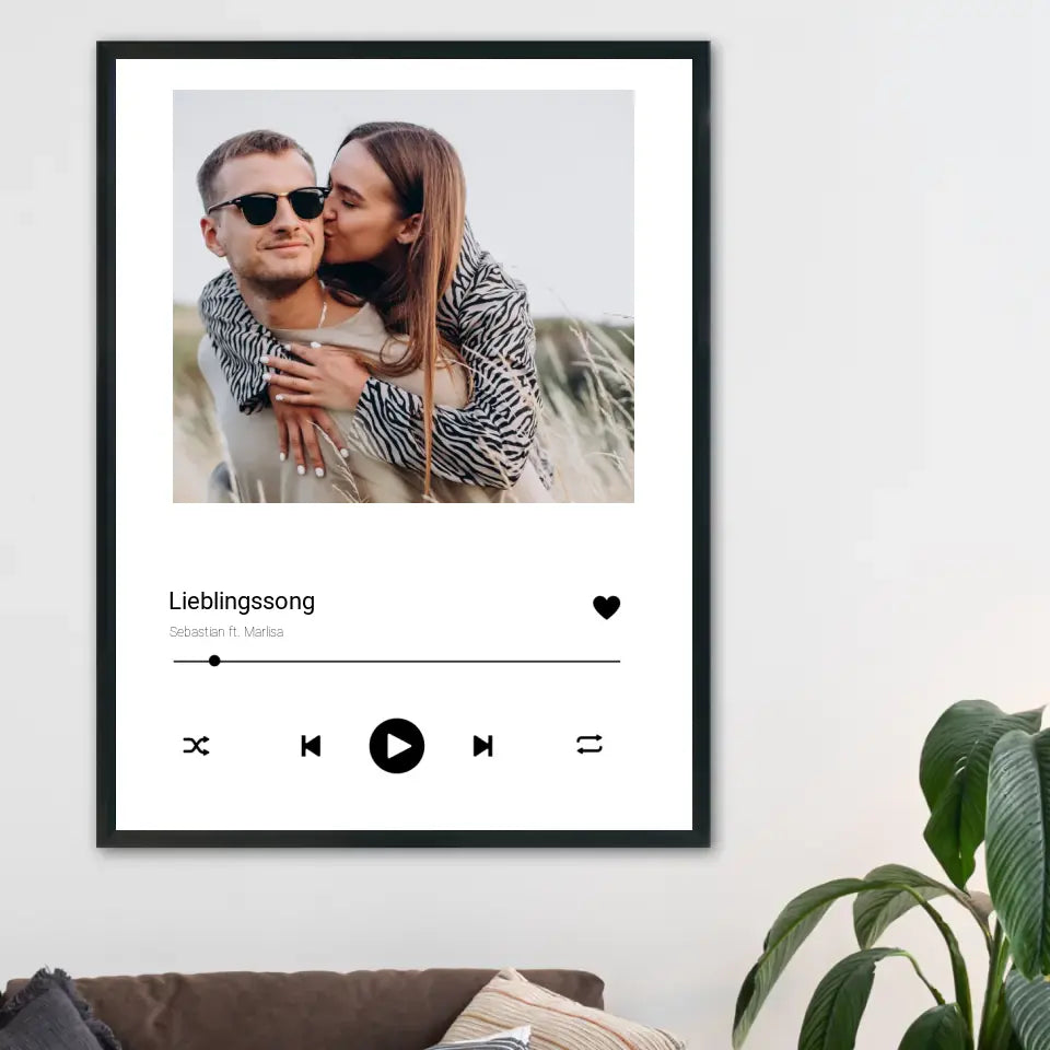 Lieblingssong Poster - Personalisierbar