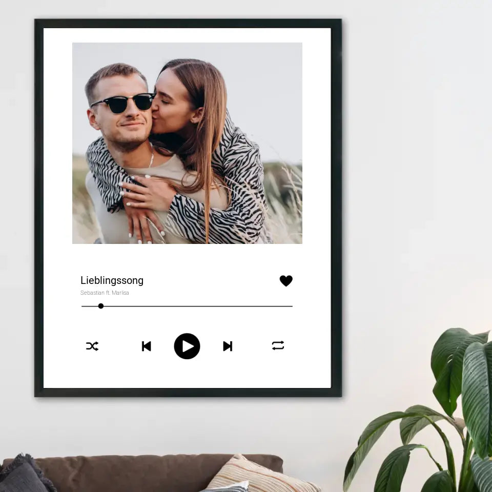 Lieblingssong Poster - Personalisierbar