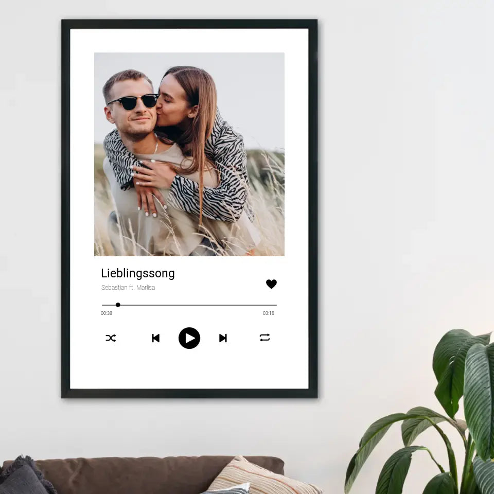 Lieblingssong Poster - Personalisierbar