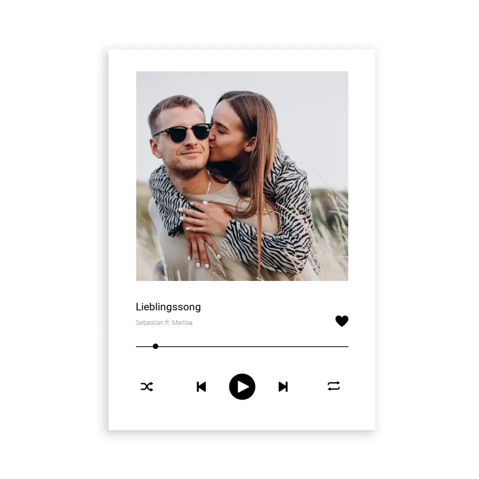 Lieblingssong Poster - Personalisierbar