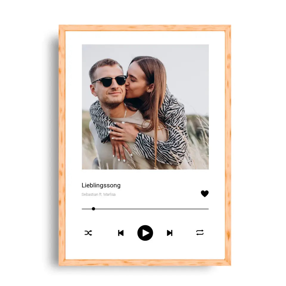 Lieblingssong Poster - Personalisierbar