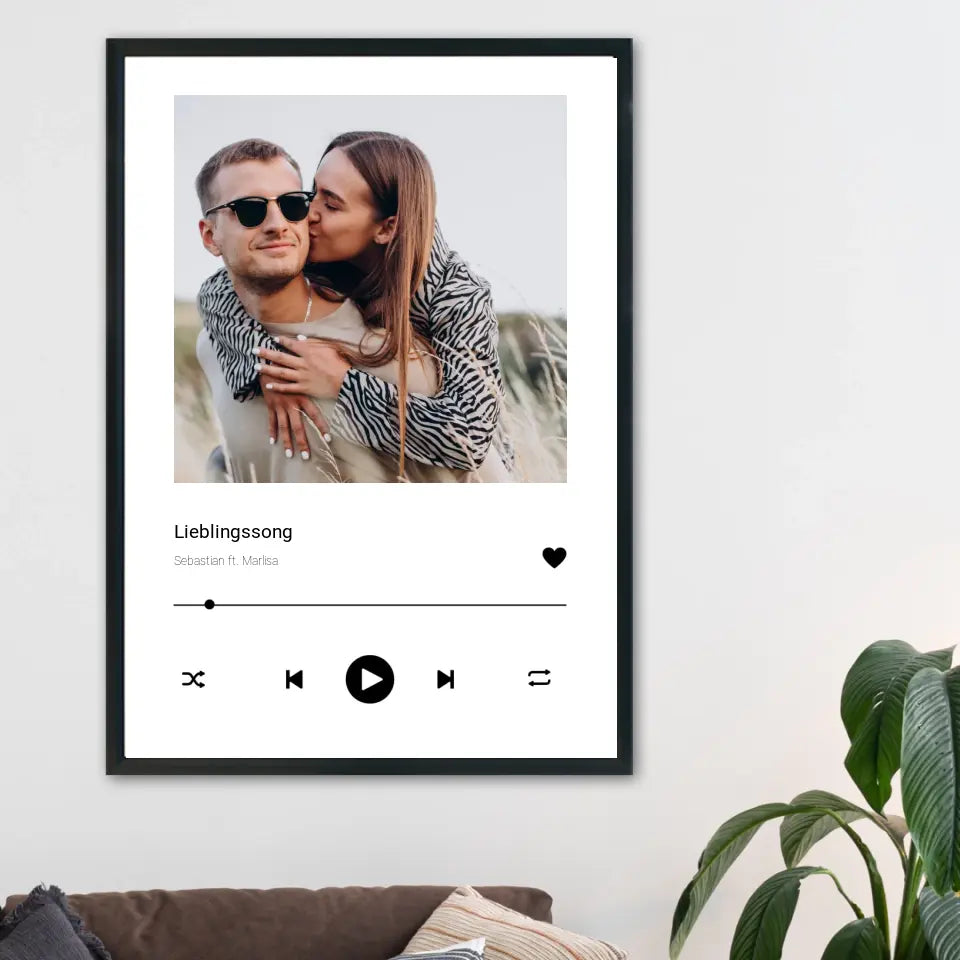 Lieblingssong Poster - Personalisierbar