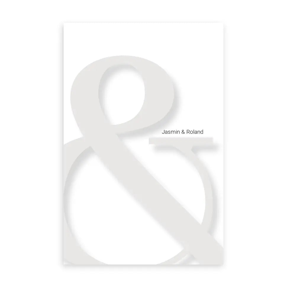 & Poster - Personalisiert mit Namen