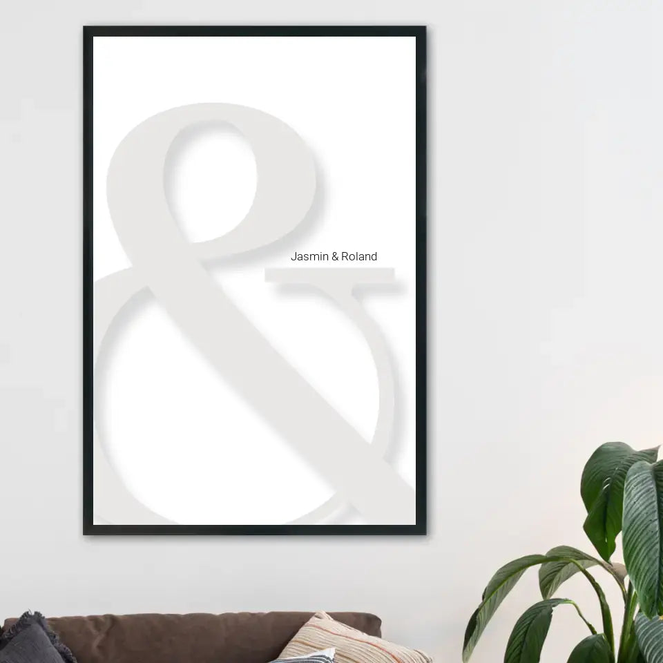 & Poster - Personalisiert mit Namen