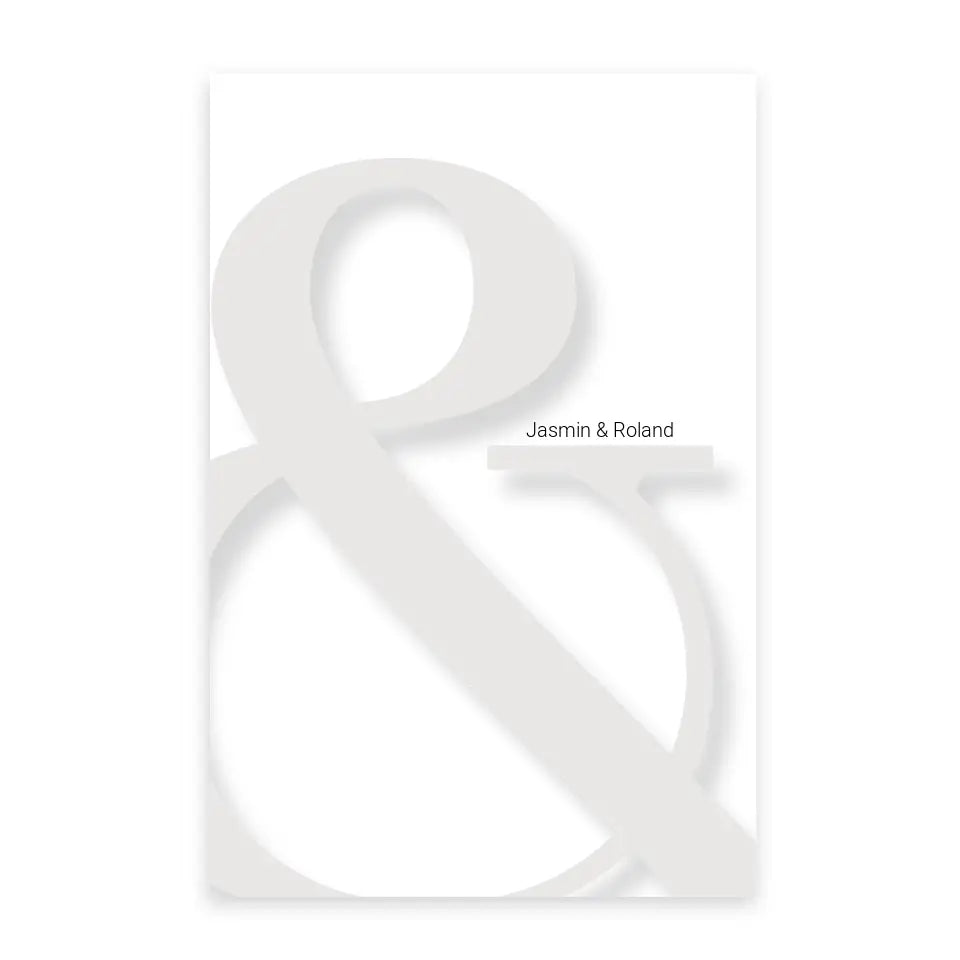 & Poster - Personalisiert mit Namen