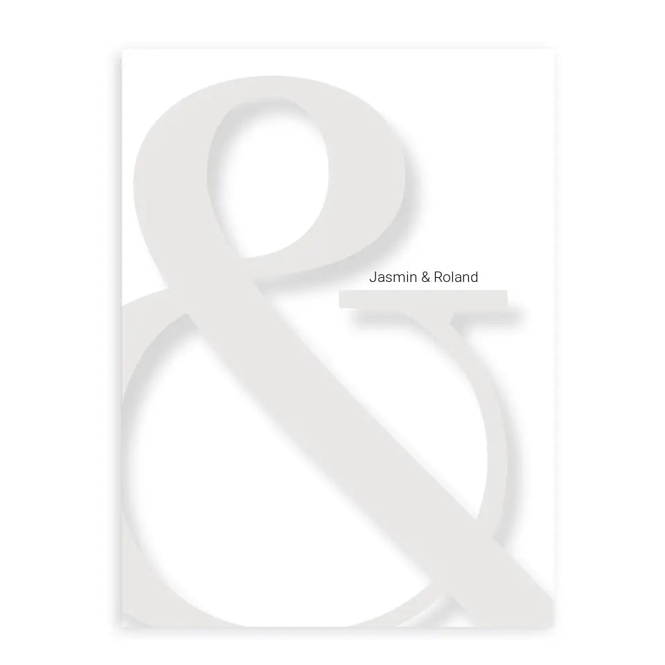 & Poster - Personalisiert mit Namen