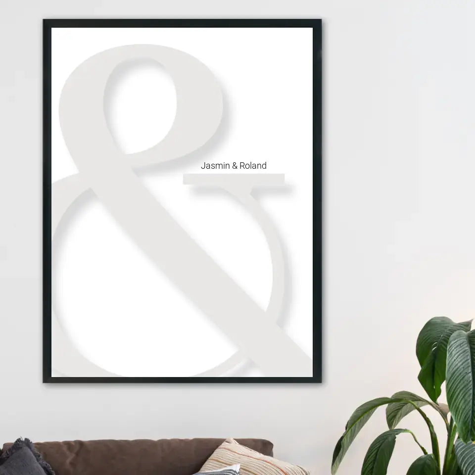 & Poster - Personalisiert mit Namen