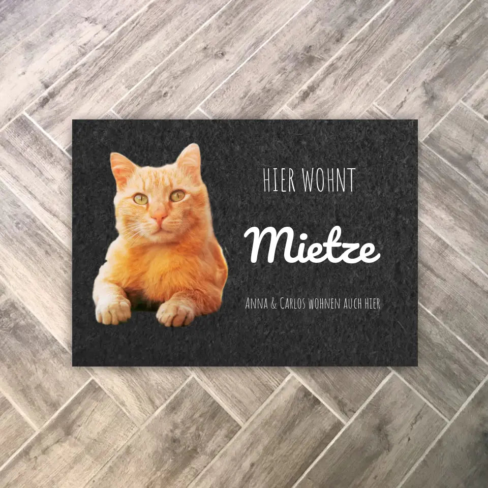 Fußmatte Haustier- Personalisierbar in mit Foto