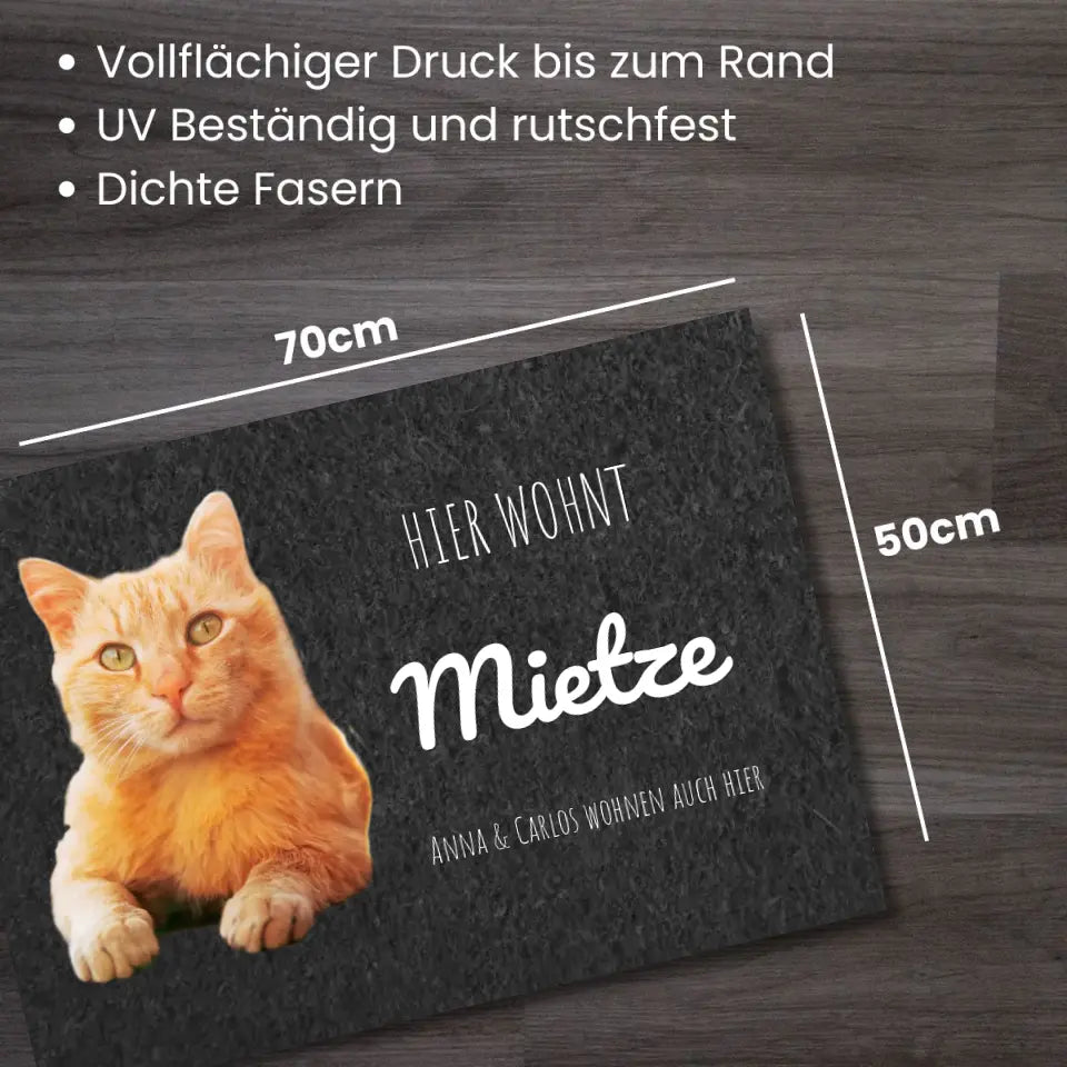Fußmatte Haustier- Personalisierbar in mit Foto