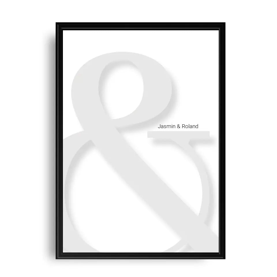 & Poster - Personalisiert mit Namen