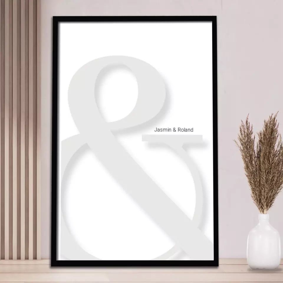 & Poster - Personalisiert mit Namen