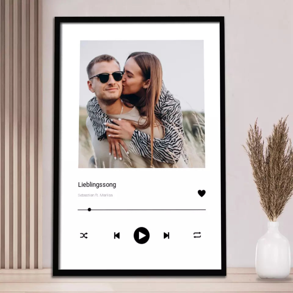 Lieblingssong Poster - Personalisierbar