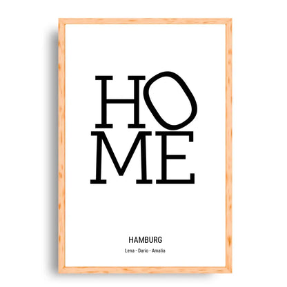 Home Design - Personalisierbares Poster