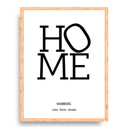 Home Design - Personalisierbares Poster
