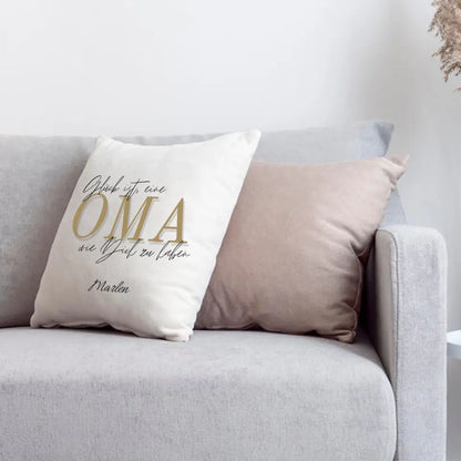 Oma Kissen - Personalisierbares Kissen