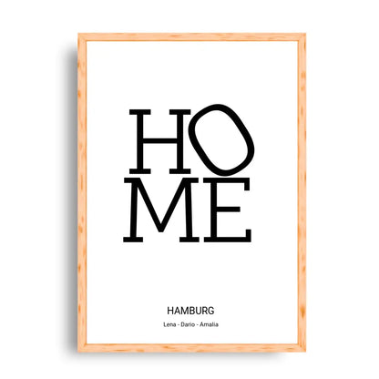 Home Design - Personalisierbares Poster