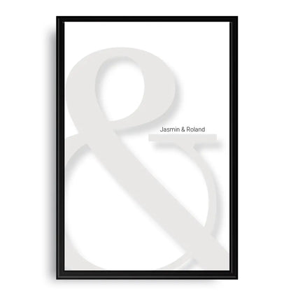 & Poster - Personalisiert mit Namen